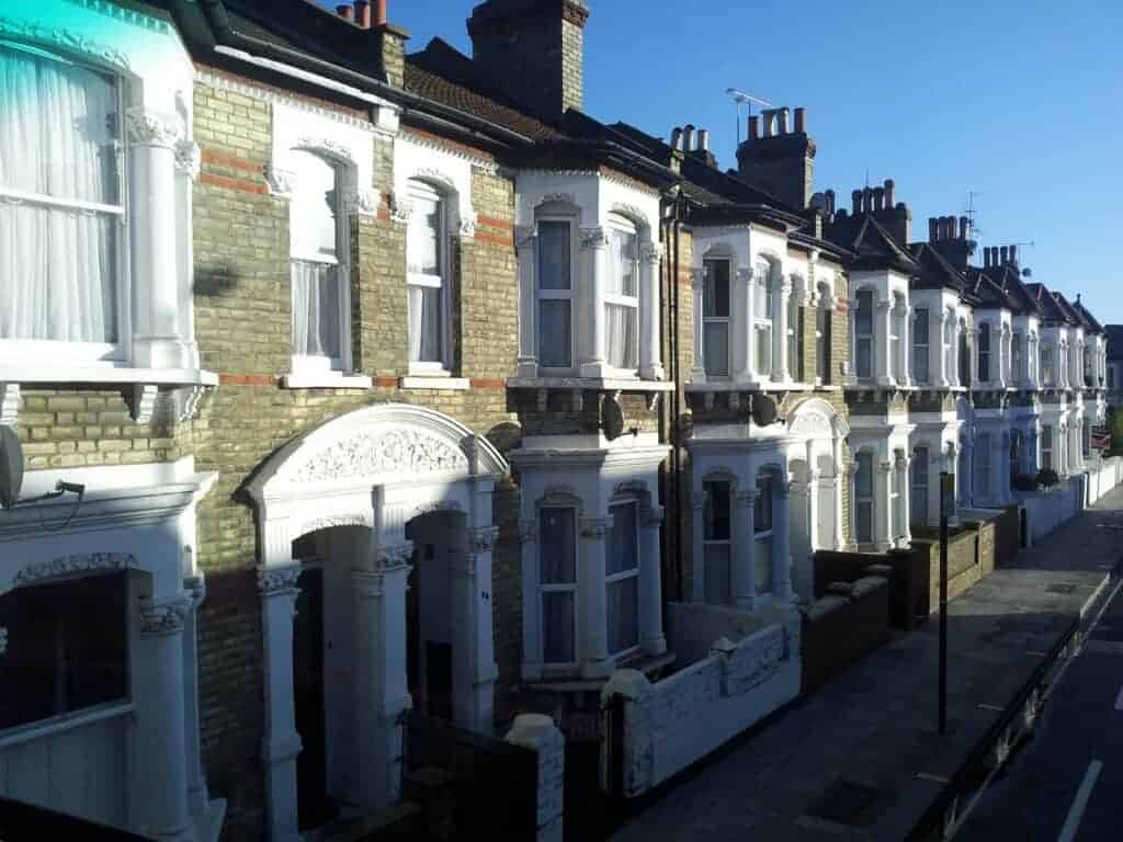 Beautiful Victorian terraced houses with classic architecture in London. Ideal for property investors or those considering selling or renting inherited property.