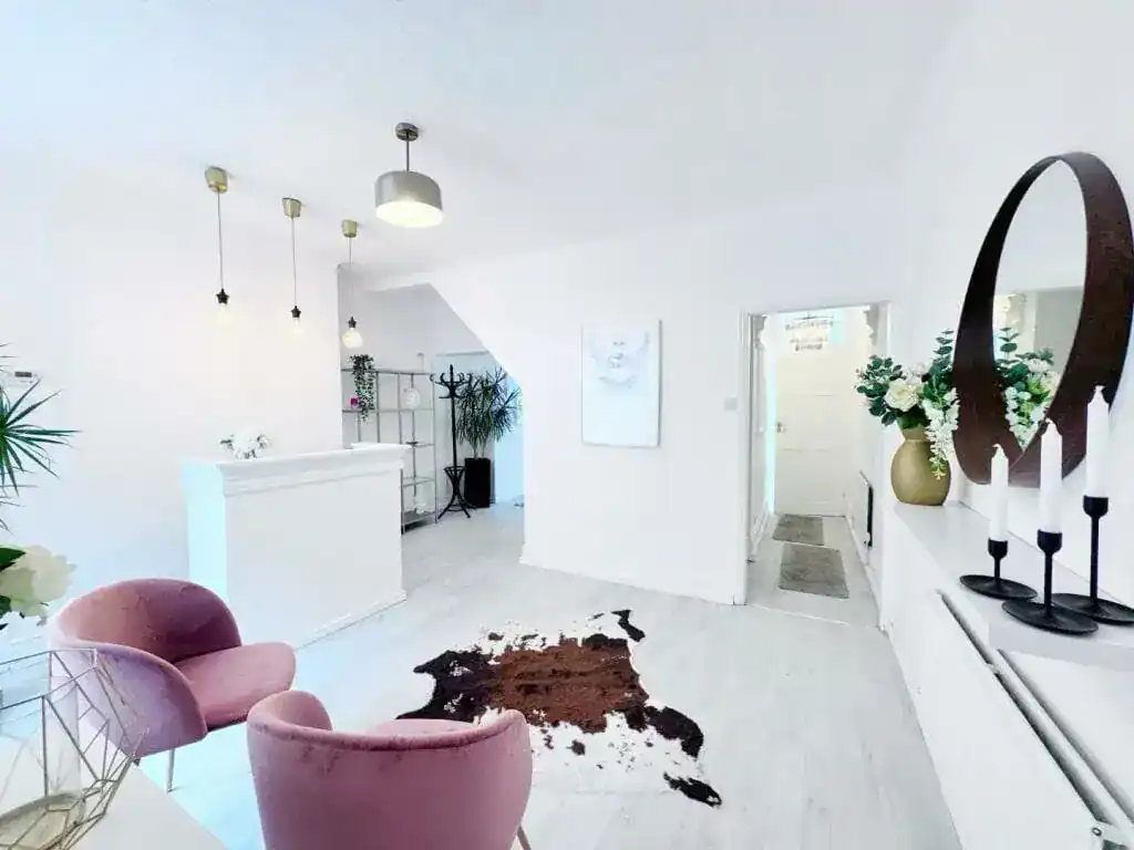 Bright and airy living space featuring contemporary furniture and stylish accents.