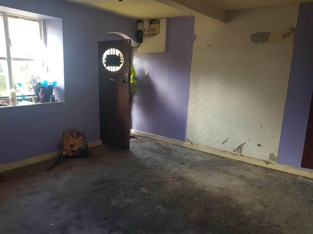 Interior of a bungalow